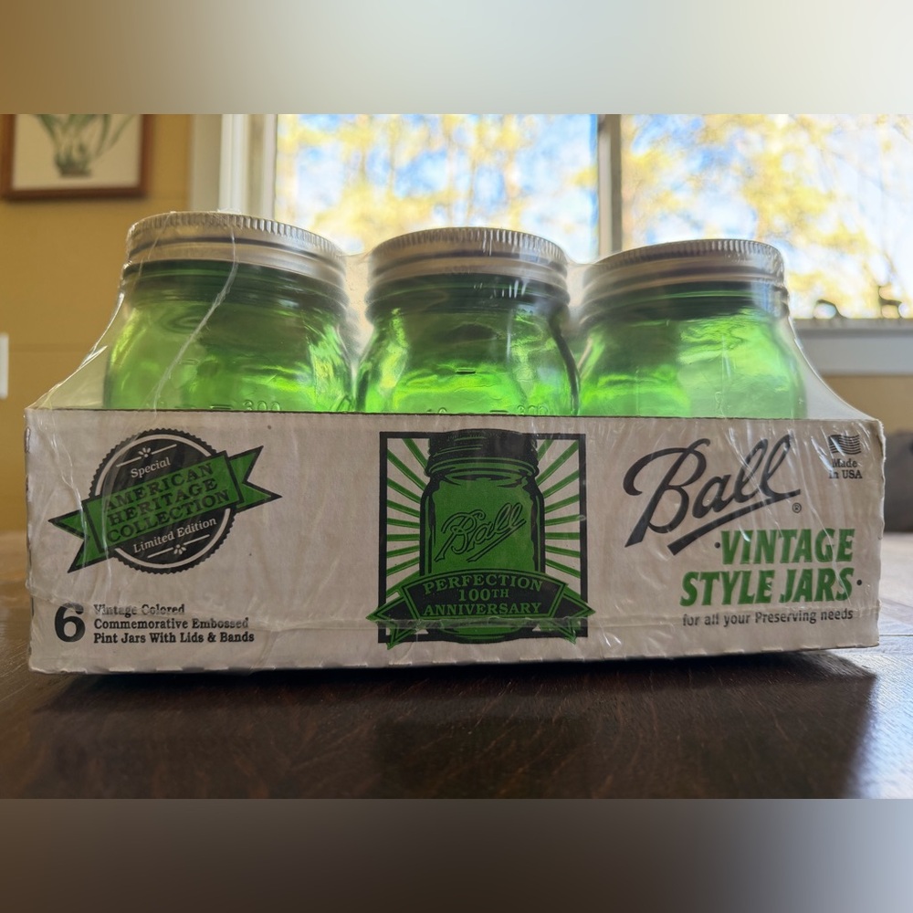 Ball Limited Edition Green Mason Jars